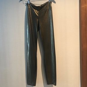 Gold Animal Print Leggings
